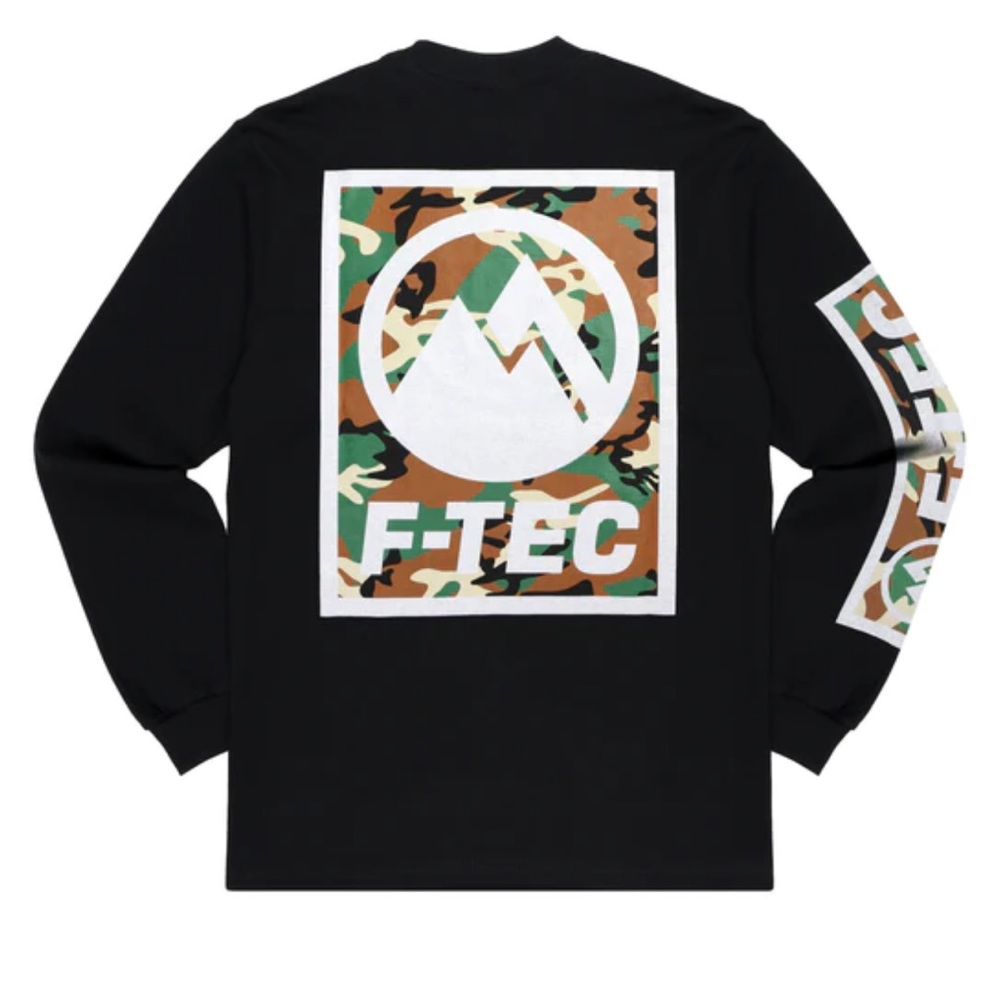 FTP F-TEC L/S TEE (BLACK) XXL